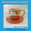 Ceramic milk cup for Easter holiday